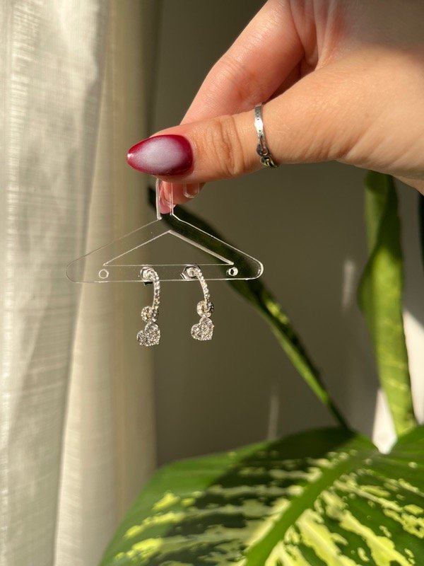 Producto - Semi argolla corazón strass
