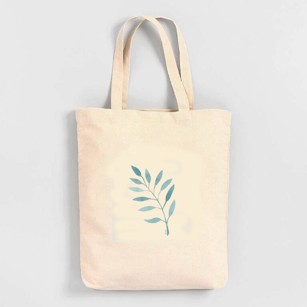 Producto - Tote bag Rama minimalista azul