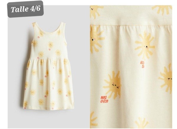 Producto - Vestido HyM talle 4/6 soles