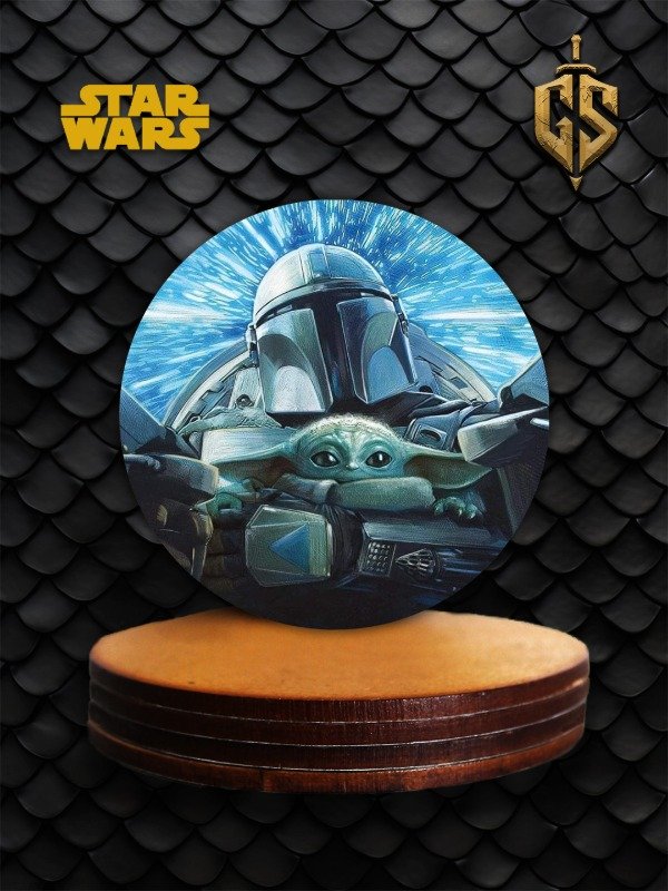 Producto - Posavasos Mando y Grogu 1 - Star Wars