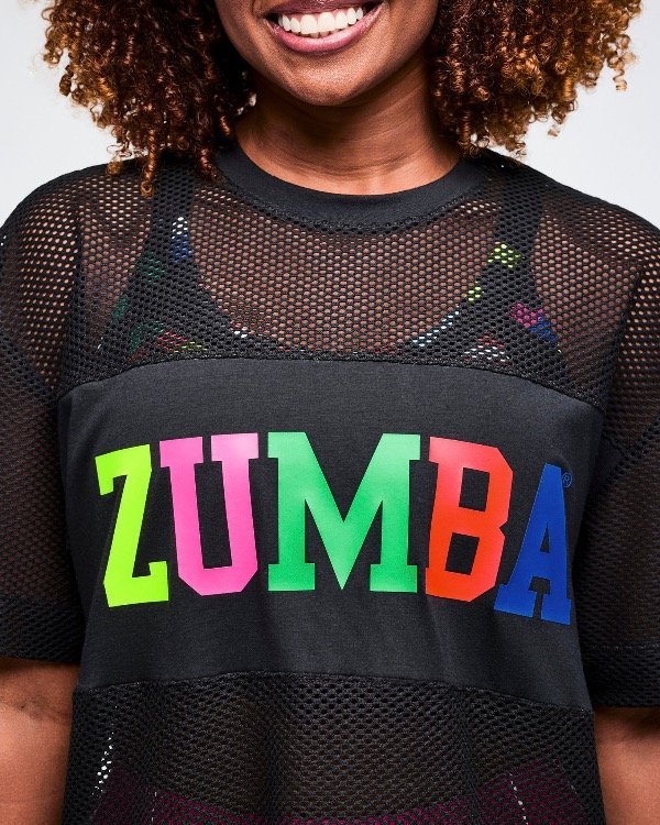 Producto - Zumba Worldwide Boxy Mesh Top - 2