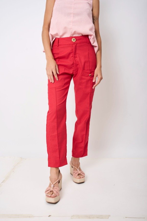 Producto - Pantalón Diana Rojo