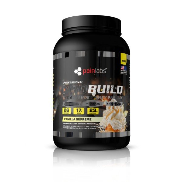 Producto - Proteina Pro Build 2 Lbs Painlabs Iso + Hidro + Conc Whey