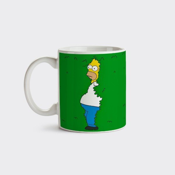 Producto - Taza Simpsons Homero Arbusto