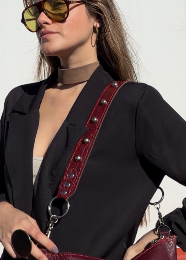Producto - CORREA DESMONTABLE CON APLIQUES BOMBÉ (PRE ORDER)
