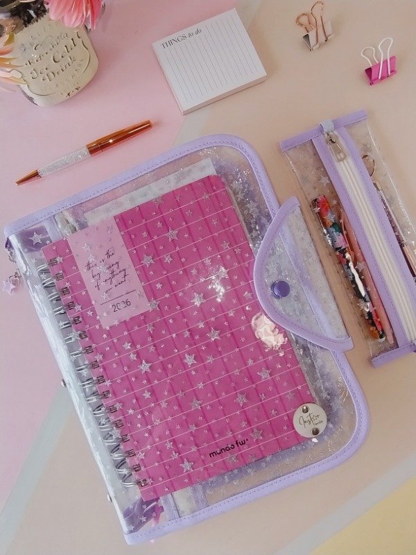 Producto - Estuche Agenda Vera Lila