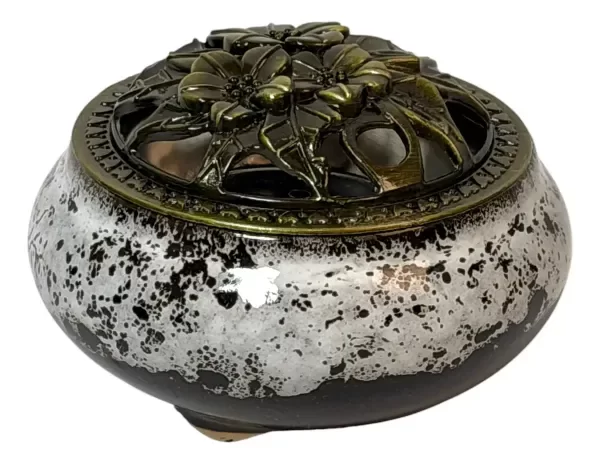 Producto - SAHUMADOR DE CERÁMICA CON TAPA COLORES