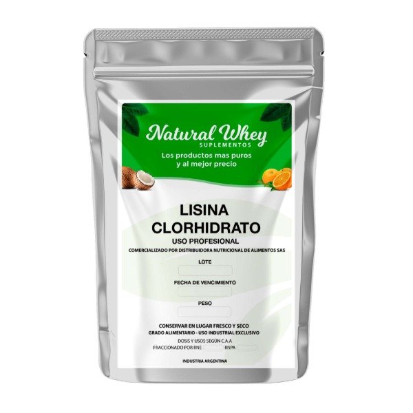 Producto - Aminoacido Lisina Usp Hcl Pura 250 Grs Natural Whey