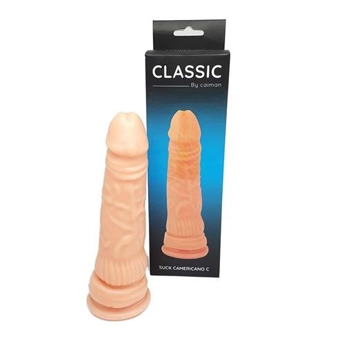 Producto - Dildo americano chico con ventosa 19x3,5