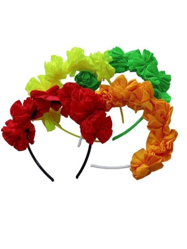 Producto - Vincha de flores de tela