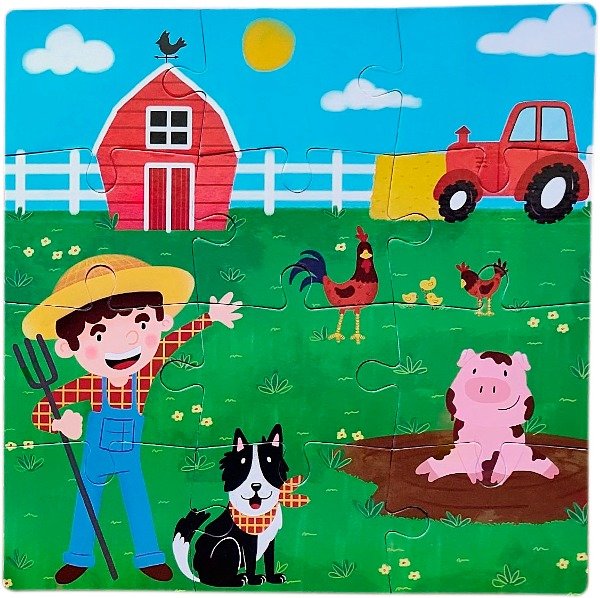 Producto - Rompecabezas 8 y 12 Piezas La Granja