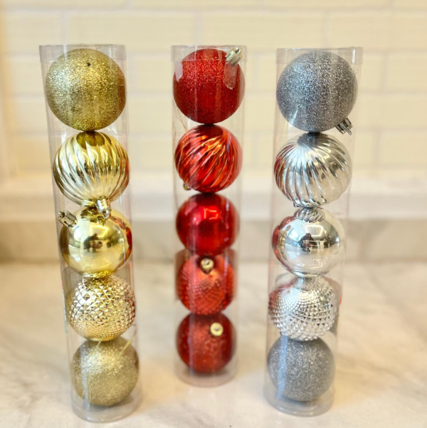 Producto - Bolas de Navidad x5 - 6cm