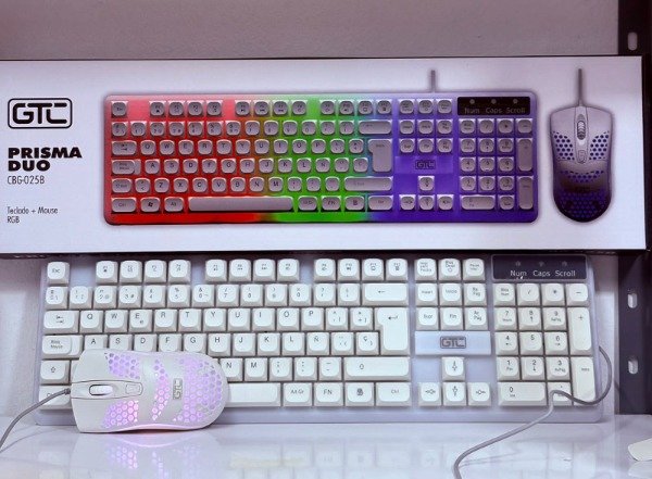 Producto - Combo teclado y mouse RGB GTC