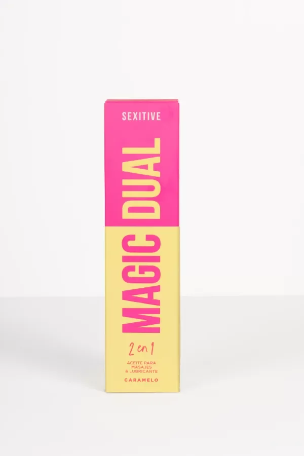 Producto - Magic Dual Aceite  Lubricante Aroma Caramelo