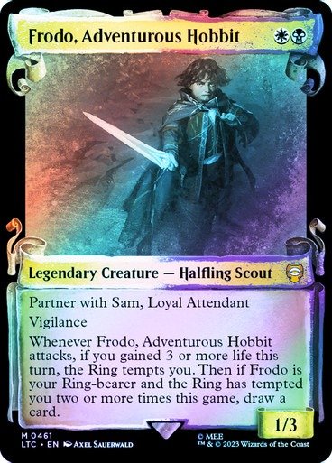 Producto - Frodo, Adventurous Hobbit (Showcase) (Silver Foil)