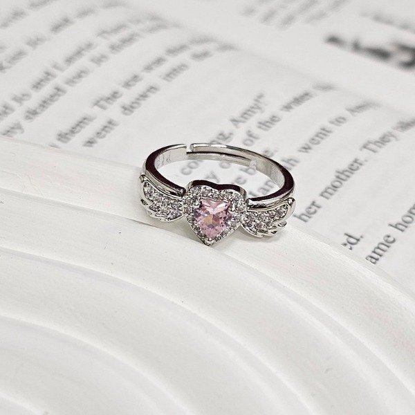 Producto - Anillo corazon con alas