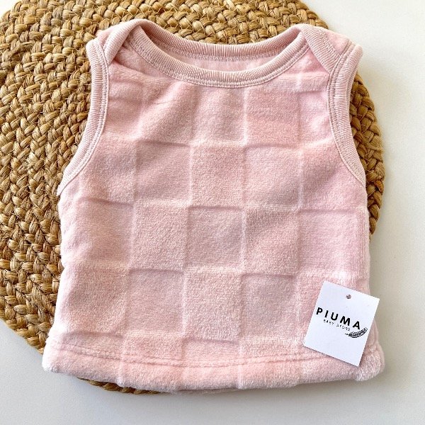 Producto - Chaleco pielcita Teddy Rosa