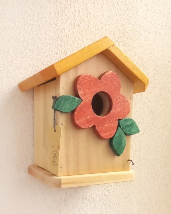 Producto - Casa para pájaros "Flor de Dalia" - 3