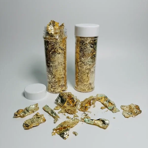 Producto - Papel Lamina Hoja Metalizado Foil Oro Pigmento Resina Vela 1 unidad
