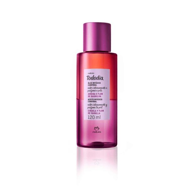Producto - Ciruela y flor de vainilla Óleo bifásico corporal- 120 ml - Tododia