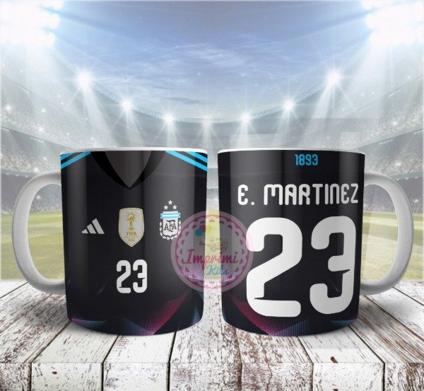 Producto - Plantillas Tazas Dibu 2026 Titular Taza Camiseta Argentina Mundial #t629