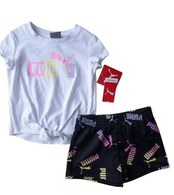 Producto - Conjunto para Niñas Marca PUMA White Knot