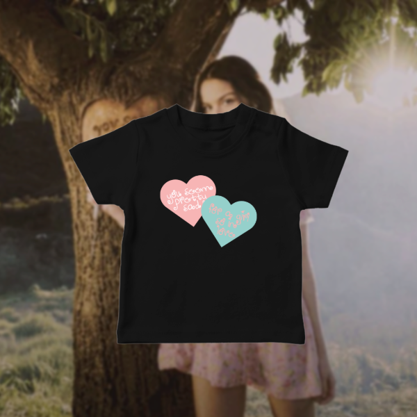 Baby Tee, you seem pretty sad for a girl so in love Corazones