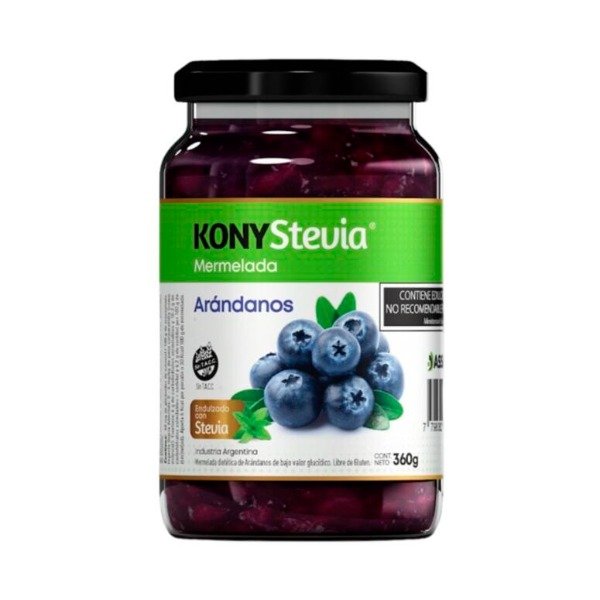 Producto - Mermelada de Arandanos con Stevia x 360g  SIN TACC- Kony