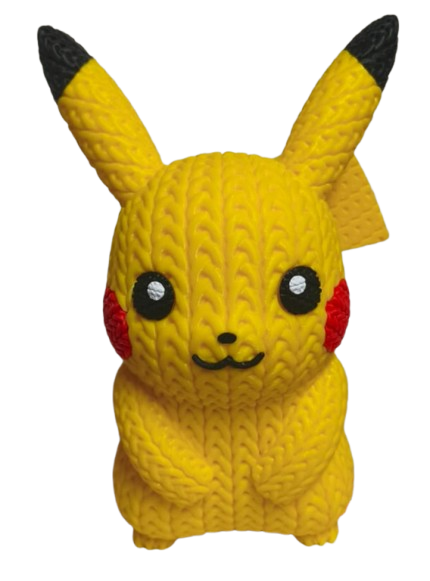Producto - Pikachu 23cm Estilo Crochet - Impresion 3D - XXL