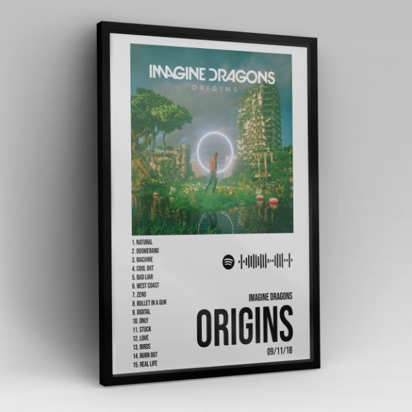 Producto - Cuadro Imagine Dragons Origins