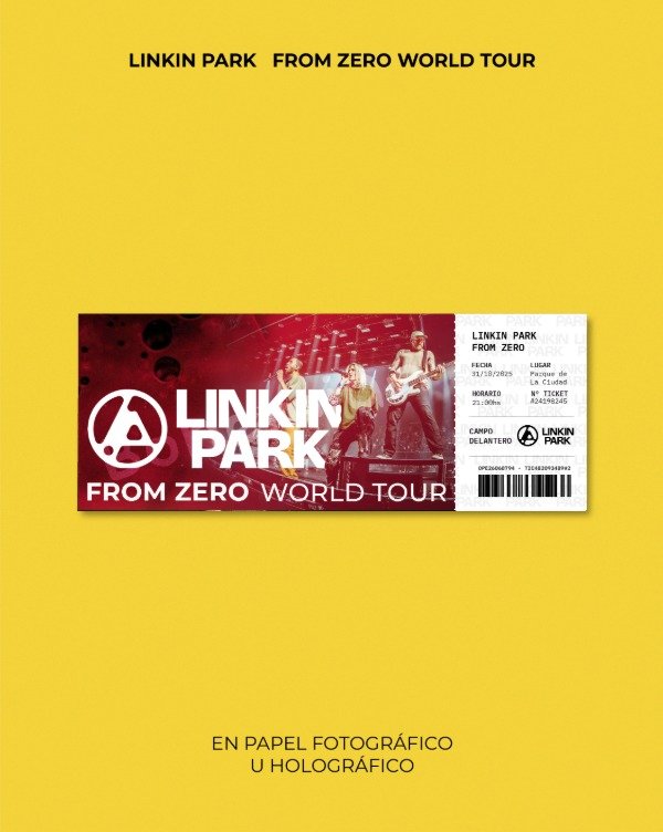 Producto - Entrada LINKIN PARK "FROM ZERO" - Entrada de recuerdo