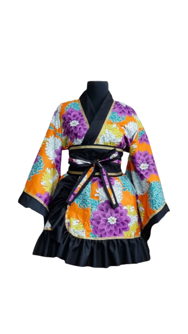 Producto - Kimono vestido naranja