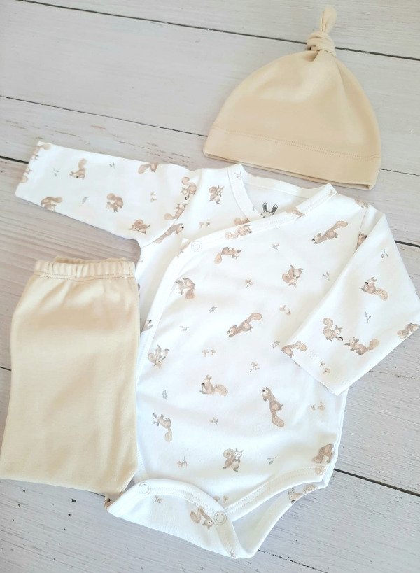 Producto - AJUAR ARDILLAS ALGODÓN PIMA