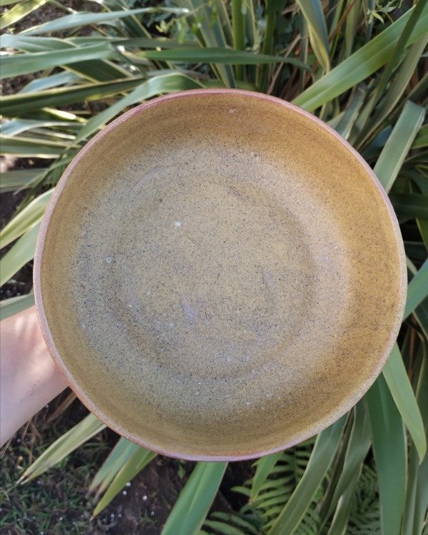 Producto - Ensaladera o cuenco gres mostaza