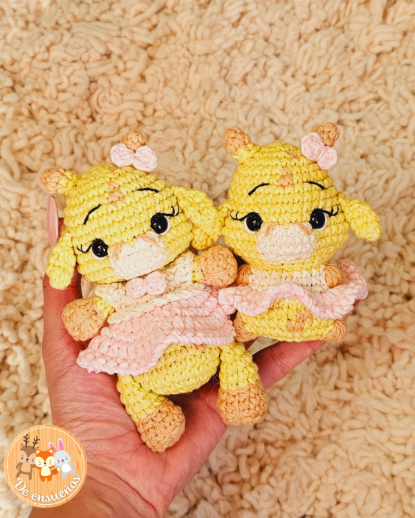 Producto - Mini bebe Ágata - (2 guías de tejido)