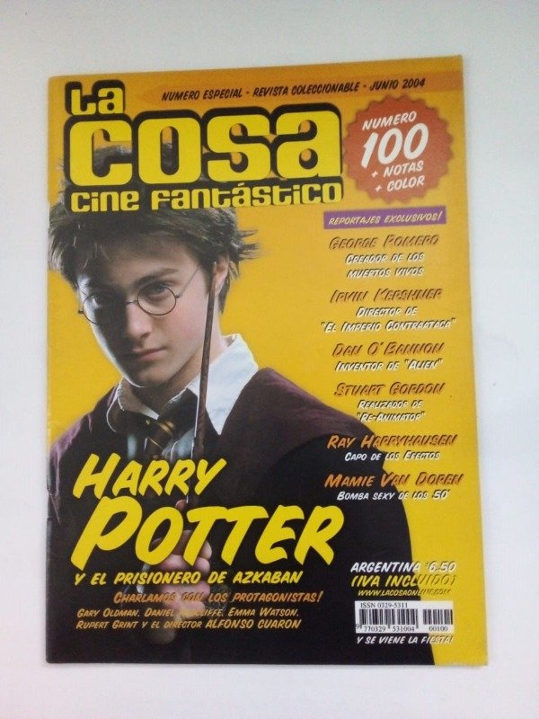 Producto - La cosa #100 - Junio 2004 - Harry Potter Azkaban George Romero Harryhausen