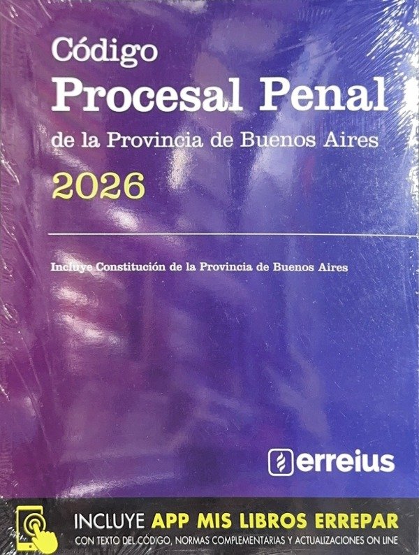 Producto - CODIGO PROCESAL PENAL DE LA PROVINCIA DE BUENOS AIRES 2026