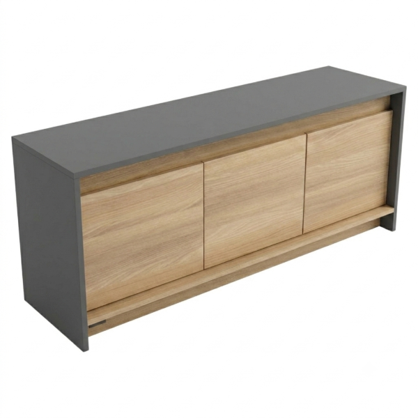 Producto - Rack TV 1.30 (Grafito/Avellana)