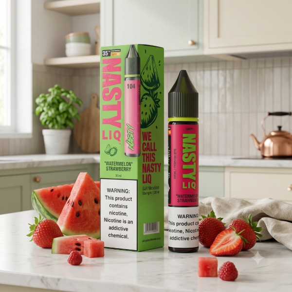 Producto - NIC SALT NASTY WATERMELON STRAWBERRY 30ML 35MG