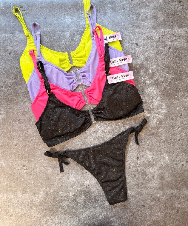 Producto - ART 1040U - PACK X4 (Bikini lycra brillosa, aplique U) - 0