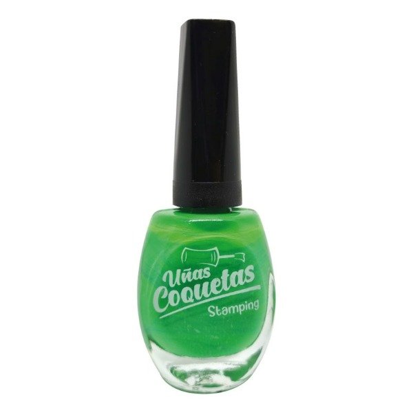 Producto - Esmalte de estampar Uñas Coquetas - Verde Neón