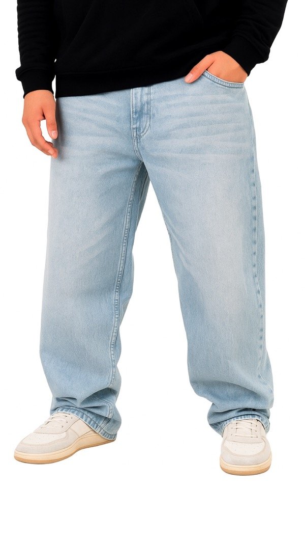 Producto - Baggy Celeste Jaspeado
