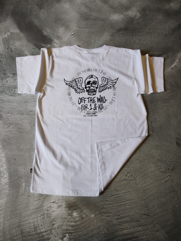 Producto - Remera Vans - Skull Blanco