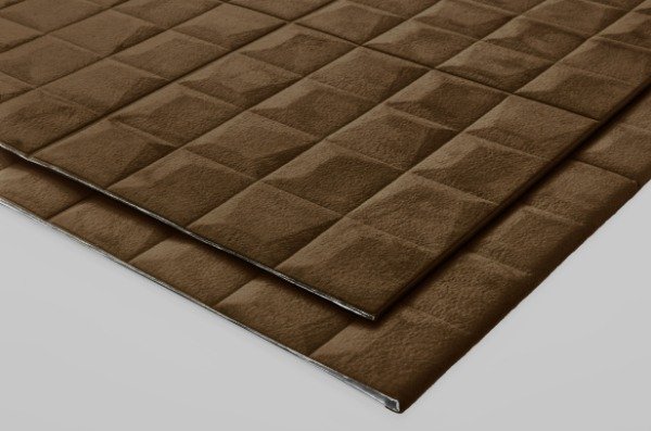Producto - Placa Soft autoadhesiva Felpa Terra 70 x 70 cm Muresco