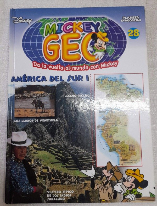 Producto - Enciclopedia Mickey Geo #28 - America del Sur I - Planeta Deagostini