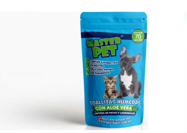 Producto - TOALLITAS HÚMEDAS MASTER PET