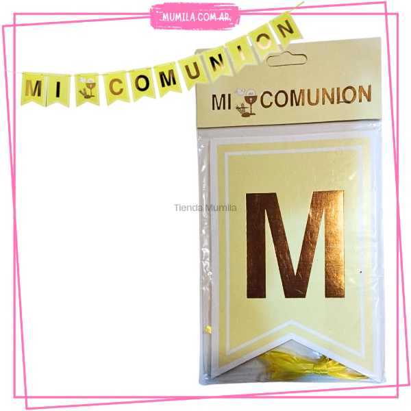 Producto - Banderin Mi Comunion