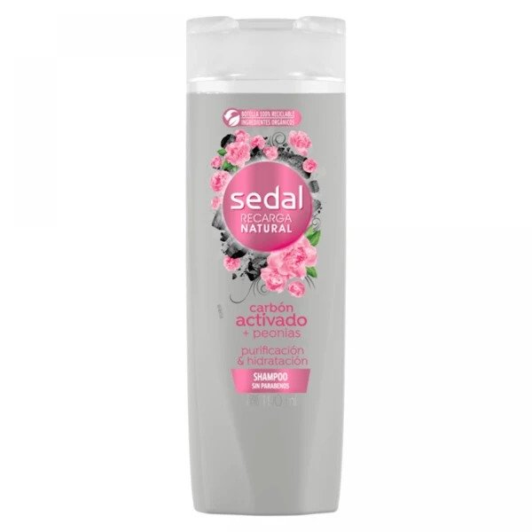 Producto - shampoo carbon y peonias 190ml [SEDAL]