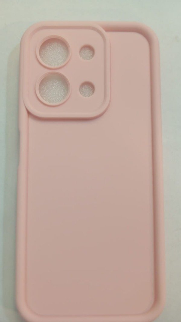 Producto - Funda Silicona Premium Rosa para Xiaomi Redmi Note 15C