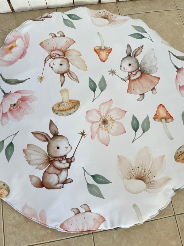 Producto - Alfombra estampada conejas